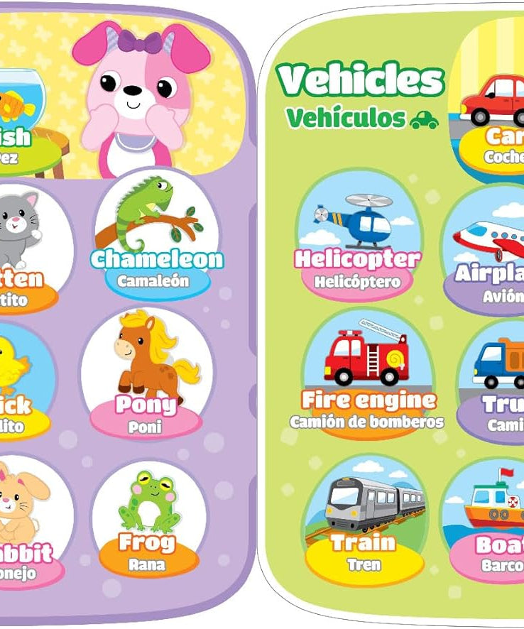 110 Bilingual Learning Book - First Words 12M+