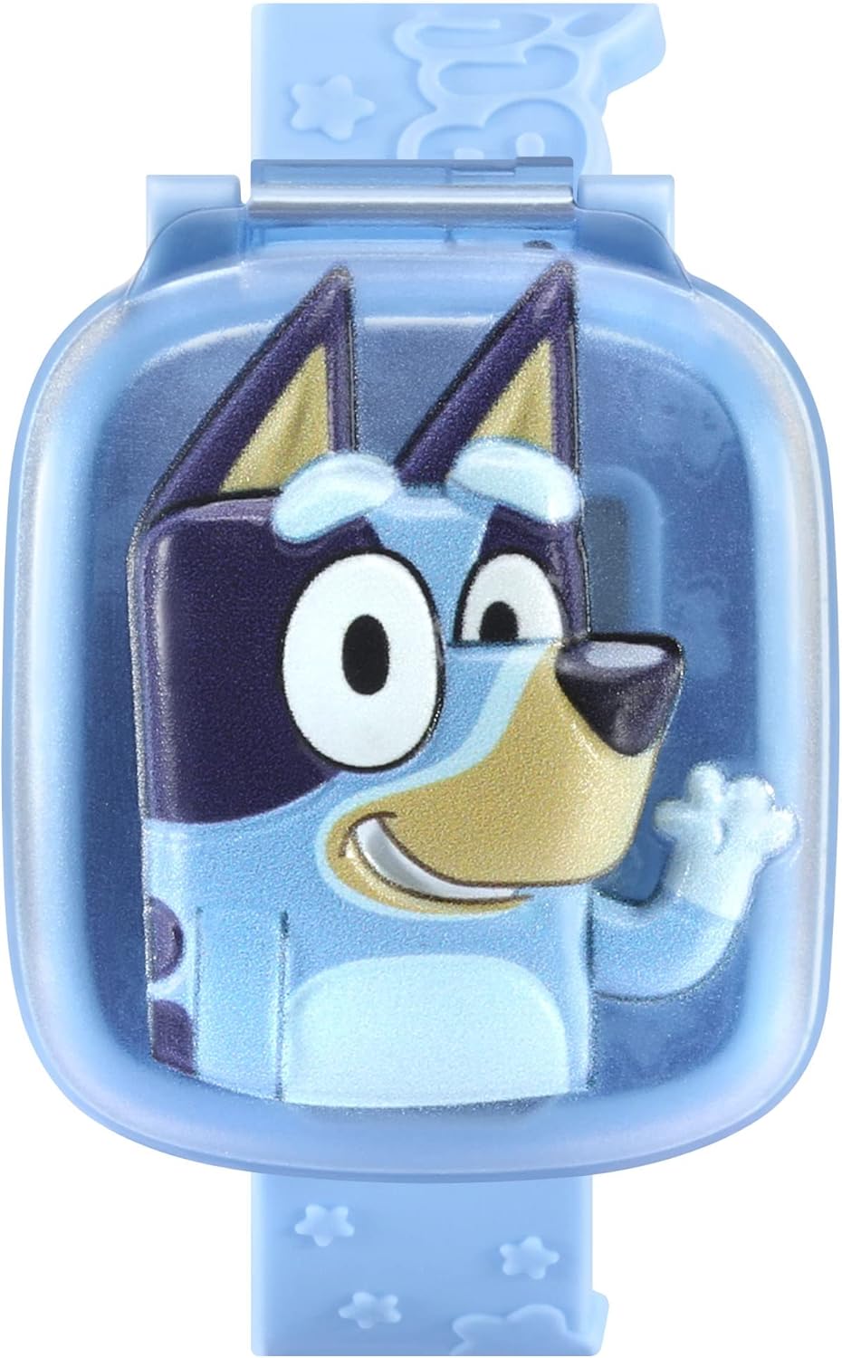 VTech Bluey Wackadoo Learning Watch Interactive Toddler Wristwatch with Stopwatch Timer Alarm Games Voice Guided by Bluey and Bingo Educational Role Play Toy for Kids Ages 3-6, Medium, Blue