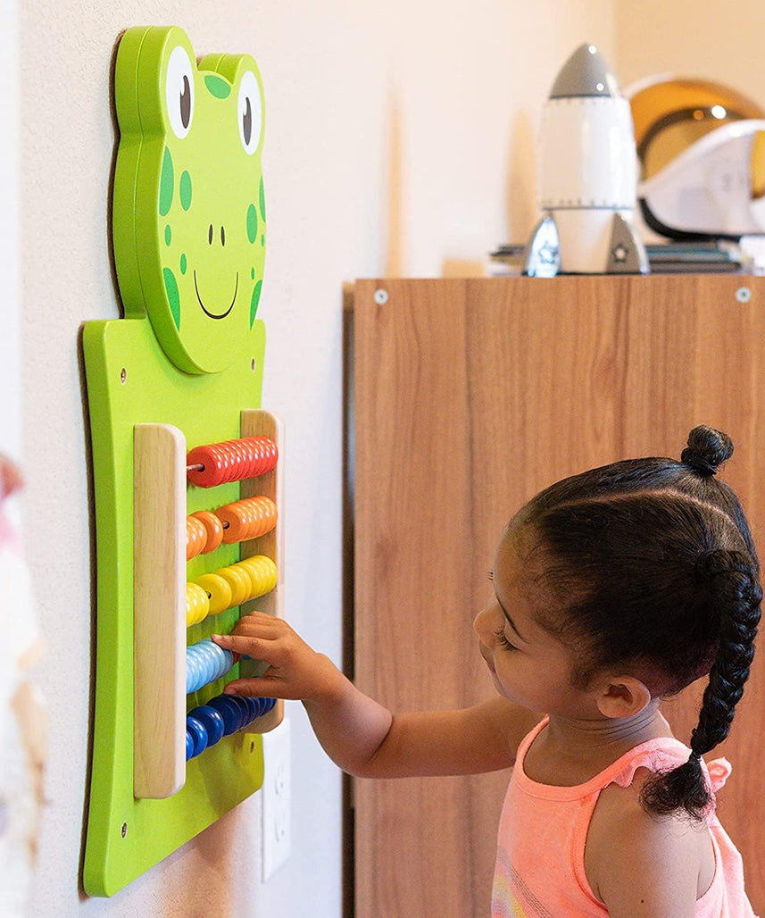 لوحة أنشطة فيجا أباكوس، لعبة حائط خشبية من مونتيسوري، أداة لتعلم الرياضيات والعد في المراحل المبكرة، تُنمّي المهارات الإدراكية والحركية الدقيقة، لعبة تعليمية صديقة للبيئة، للأولاد والبنات من عمر 18 شهرًا فما فوق