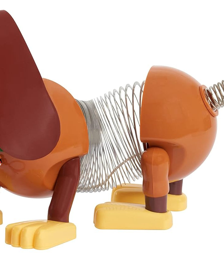Just Play Disney Pixar Toy Story Slinky Dog Pull Toy, Classic Walking Spring Dog with Stretchable Body and Pull Leash for Toddlers, Ages 18+ Months