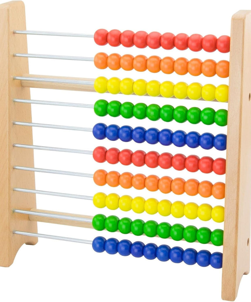 Viga Counting Educational Classic Wooden Circle Abacus Frame For Kids Ages 3+ Years