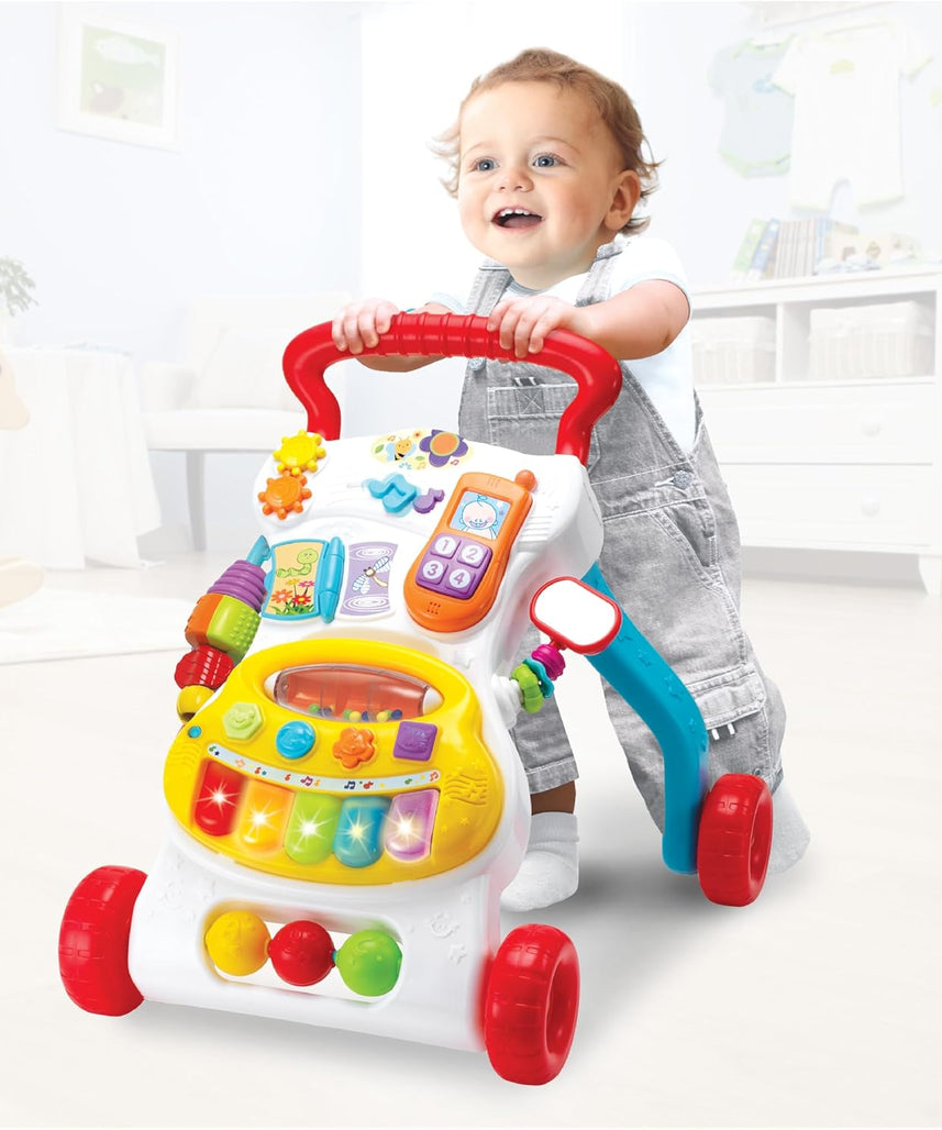 Winfun Grow with Me Musical Walker Play Set, Multicolor