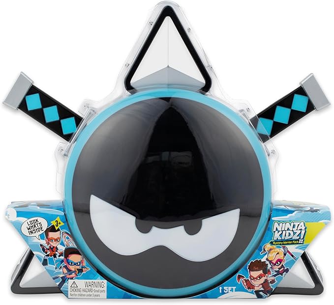 Ninja Kidz Mystery Warrior Pack, 18 Surprise Toys, Officially Licensed Ninja Kidz Collectibles for Kids 3+