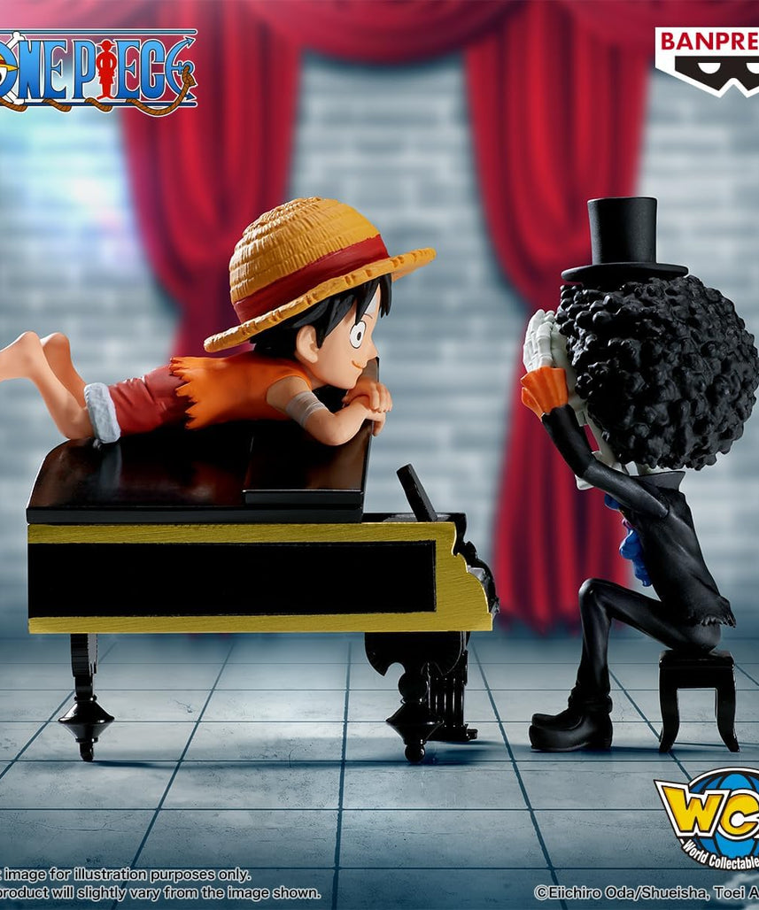 One Piece Monkey D. Luffy & Brook Log Stories WCF – Bandai Spirits Official Prize Figure