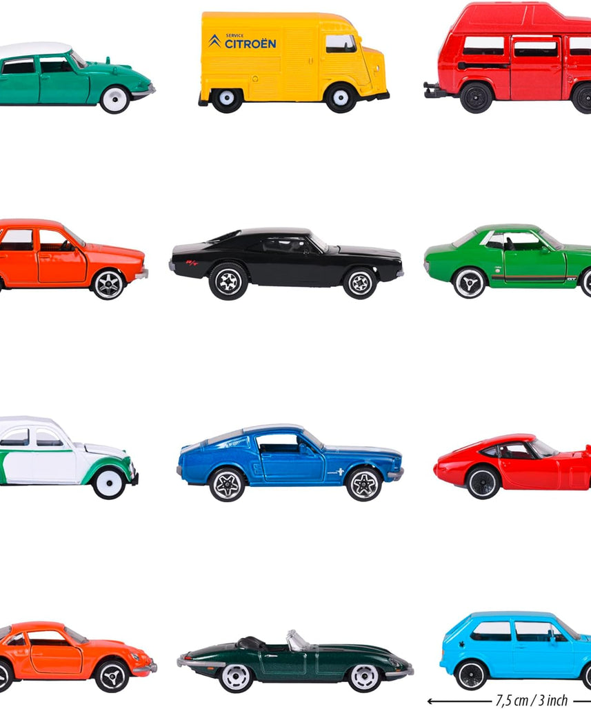 Majorette Citroën 2CV Charleston, Die Cast Toy Car, 1:64 Scale, 3 Inch Collectible Vehicle, Push Car Toy, Kids and Collectors, Ages 3+