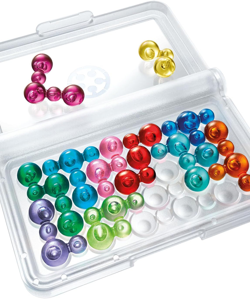 IQ Bubbles Logic Puzzle Brain Game for Boys and Girls Ages 7 Years and Up Portable Travel Game with 120 Challenges for Kids Teens and Adults