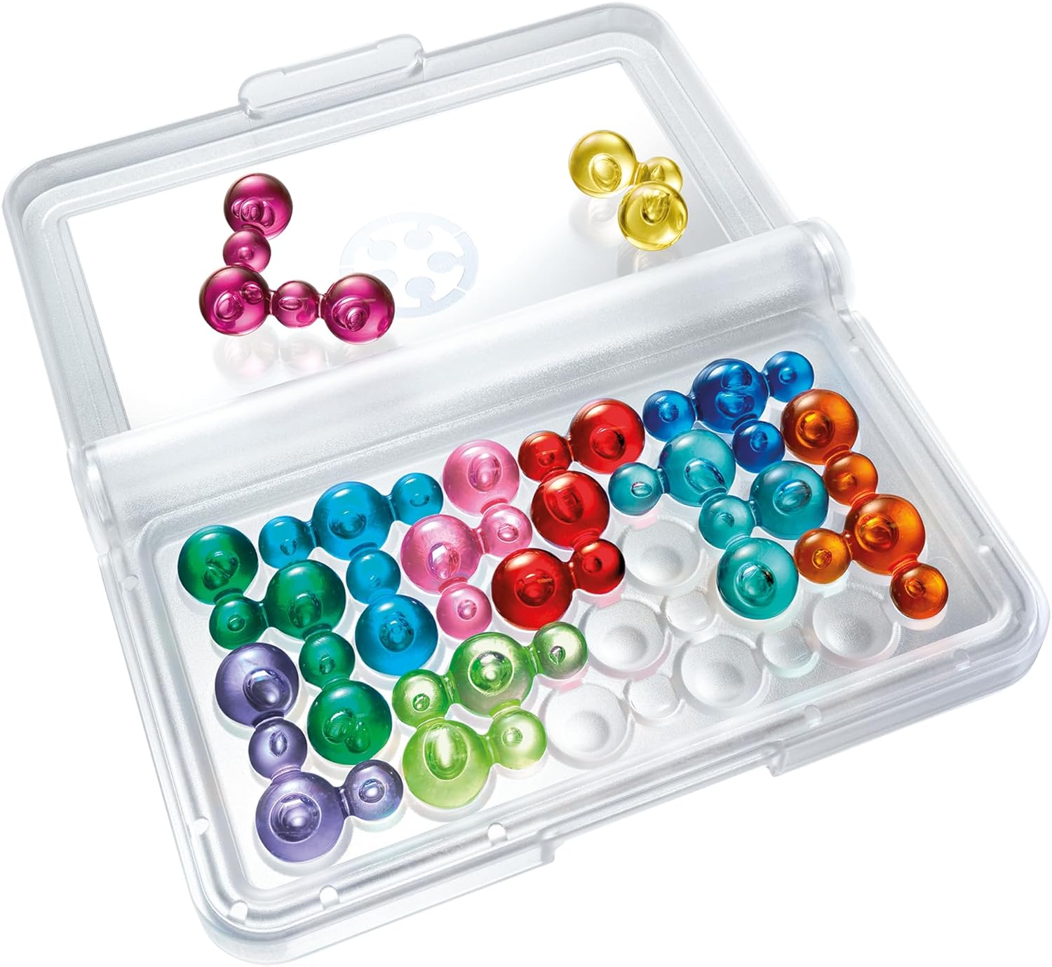 IQ Bubbles Logic Puzzle Brain Game for Boys and Girls Ages 7 Years and Up Portable Travel Game with 120 Challenges for Kids Teens and Adults