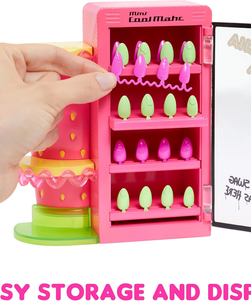 L.O.L. Surprise! Sweet Nails Pinky Pops, Space-Themed Doll with Mini Fridge, 15+ Surprises, and Nail Accessories, Creative Toy Gift for Kids Age 4+