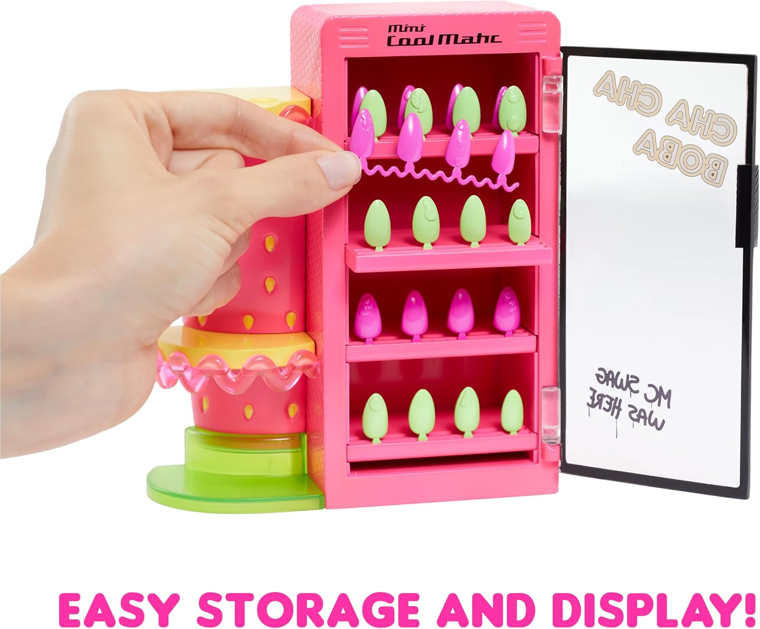 L.O.L. Surprise! Sweet Nails Pinky Pops, Space-Themed Doll with Mini Fridge, 15+ Surprises, and Nail Accessories, Creative Toy Gift for Kids Age 4+