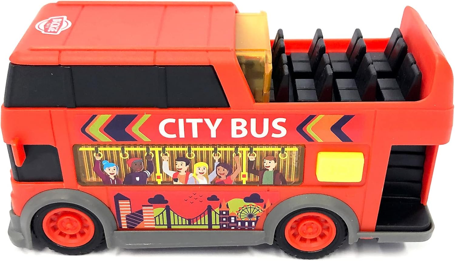 Dickie Toys Collection – City Bus, Fire Engine, Police Unit, 4-Storey Car Park & Harry Potter Die-Cast Nano Figures – Interactive Toys for Kids Ages 3+