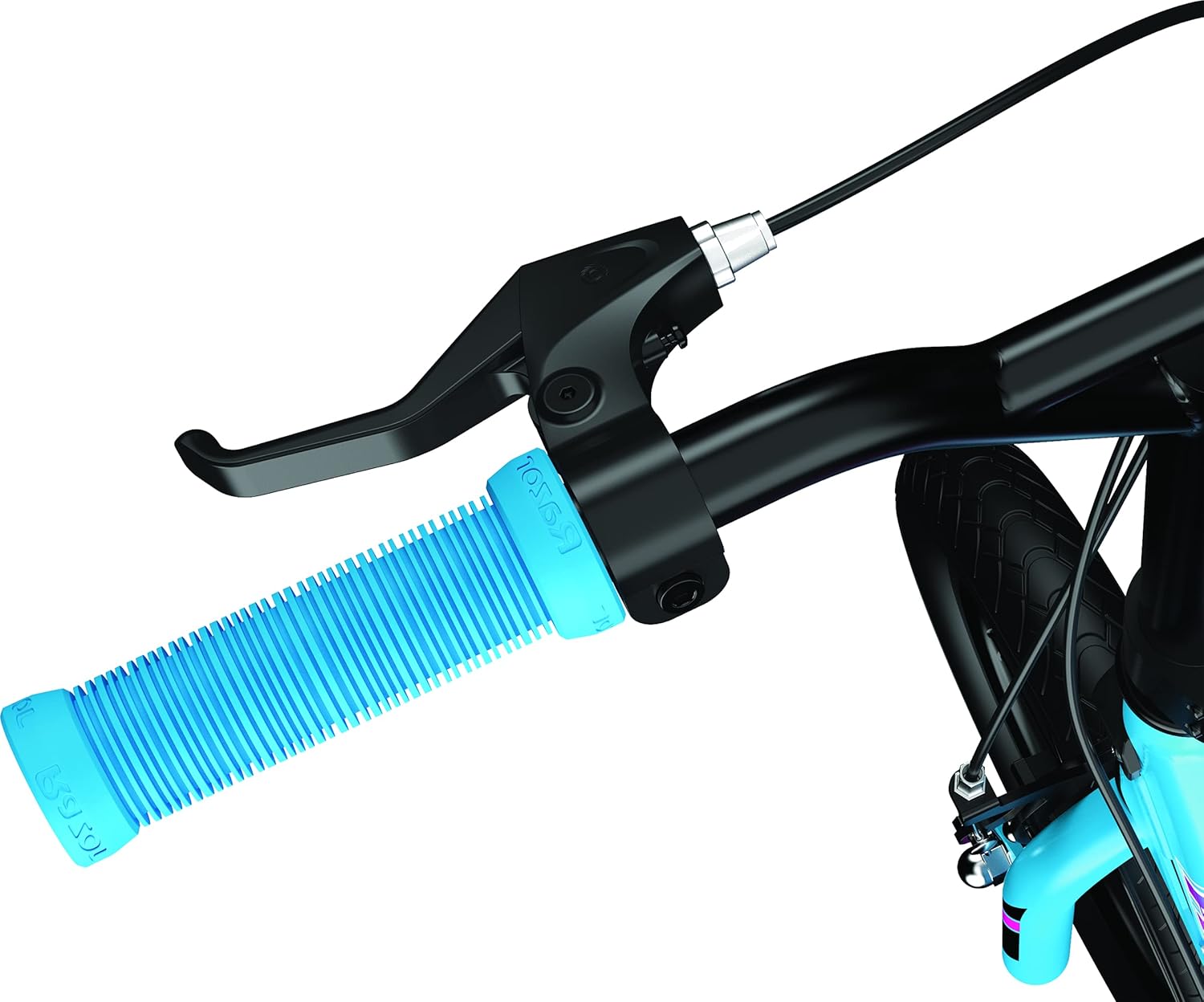 Razor Flashback Kick Scooter, 12 Inch Mag Wheels, Air Filled Tires, Dual Hand Brakes, BMX Style Ride, Steel Frame, Large Deck, Smooth Ride for Kids and Teens 8+