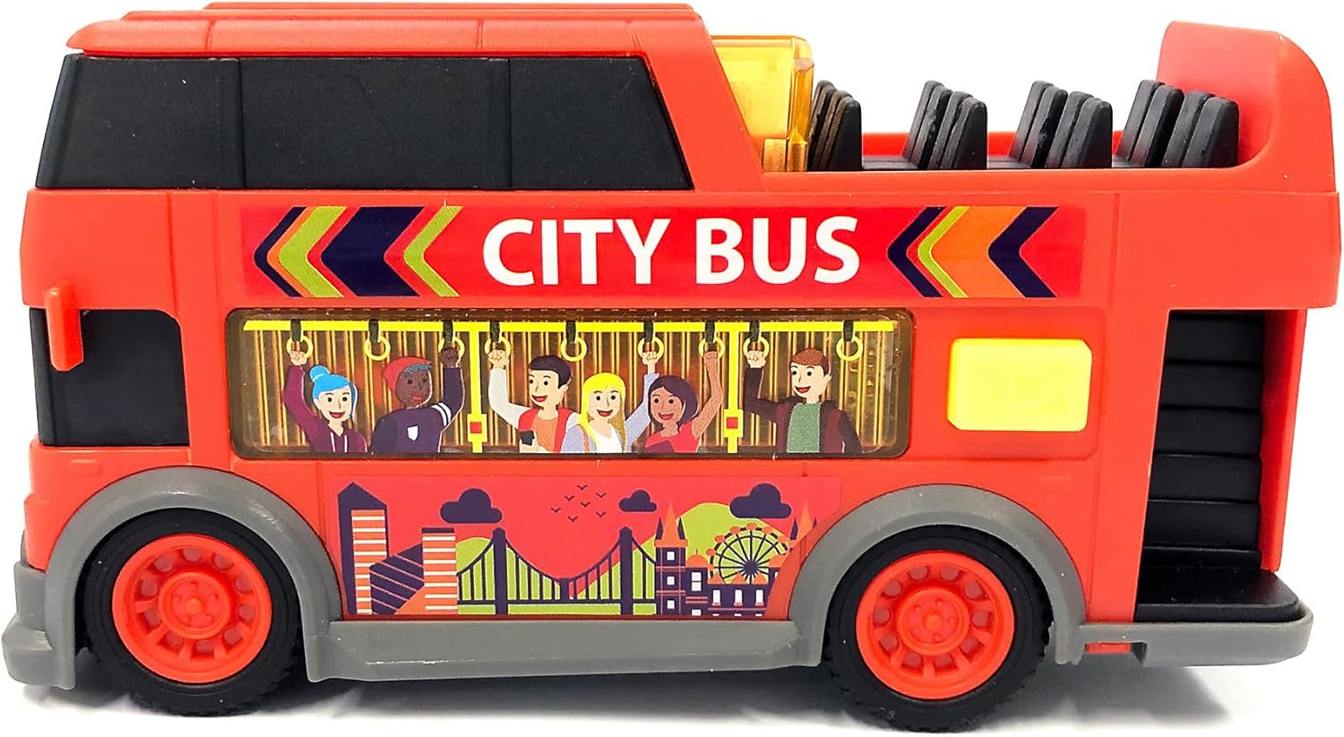 Dickie Toys Collection – City Bus, Fire Engine, Police Unit, 4-Storey Car Park & Harry Potter Die-Cast Nano Figures – Interactive Toys for Kids Ages 3+