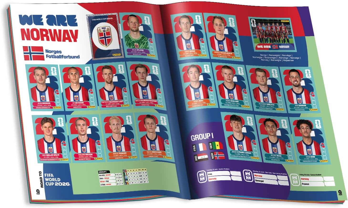 Panini FIFA World Cup 2026 Sticker Album + 50 Sticker Packets Combo, Official Football Collectors Set with Album and Booster Pack Bundle, Best Value Offer, All Ages