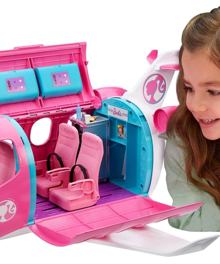 Barbie Dreamplane Transforming Playset with Working Features and 15+ Pieces