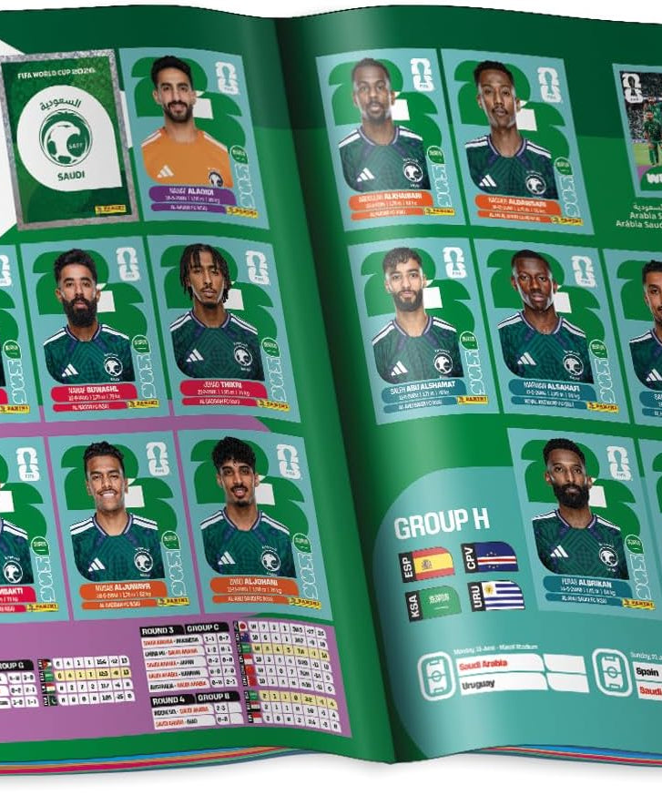 Panini FIFA World Cup 2026 Sticker Album + 50 Sticker Packets Combo, Official Football Collectors Set with Album and Booster Pack Bundle, Best Value Offer, All Ages
