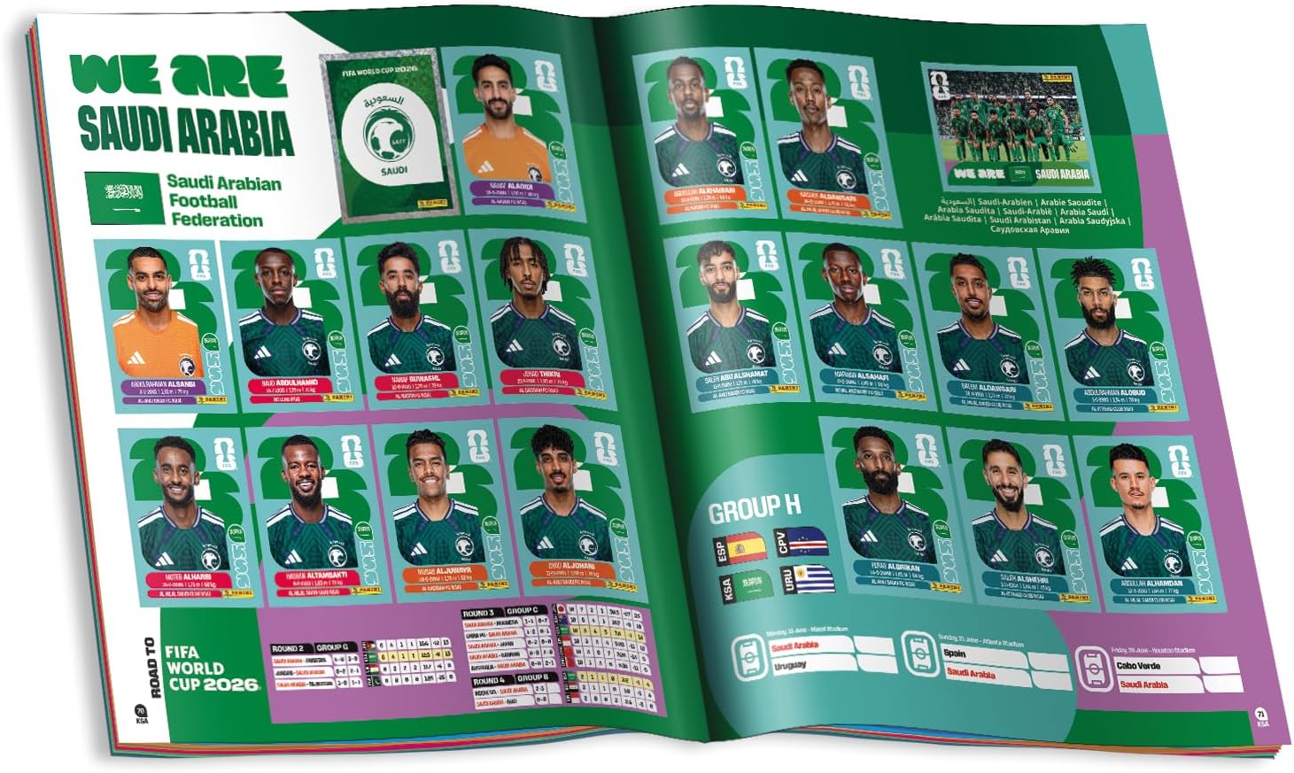 Panini FIFA World Cup 2026 Sticker Album + 50 Sticker Packets Combo, Official Football Collectors Set with Album and Booster Pack Bundle, Best Value Offer, All Ages