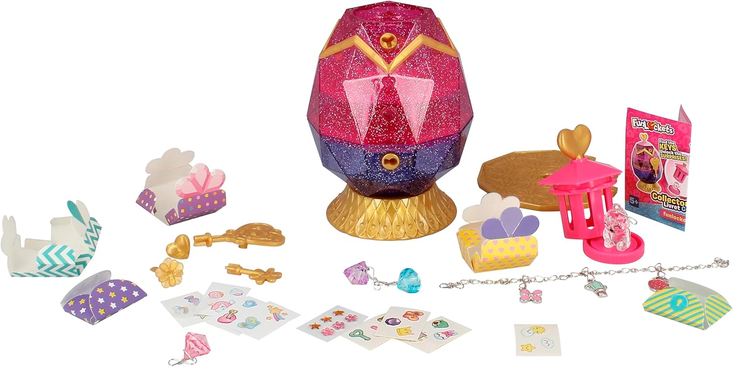 Funlockets Secret Crystal Jewellery Box Egg Design Open Box