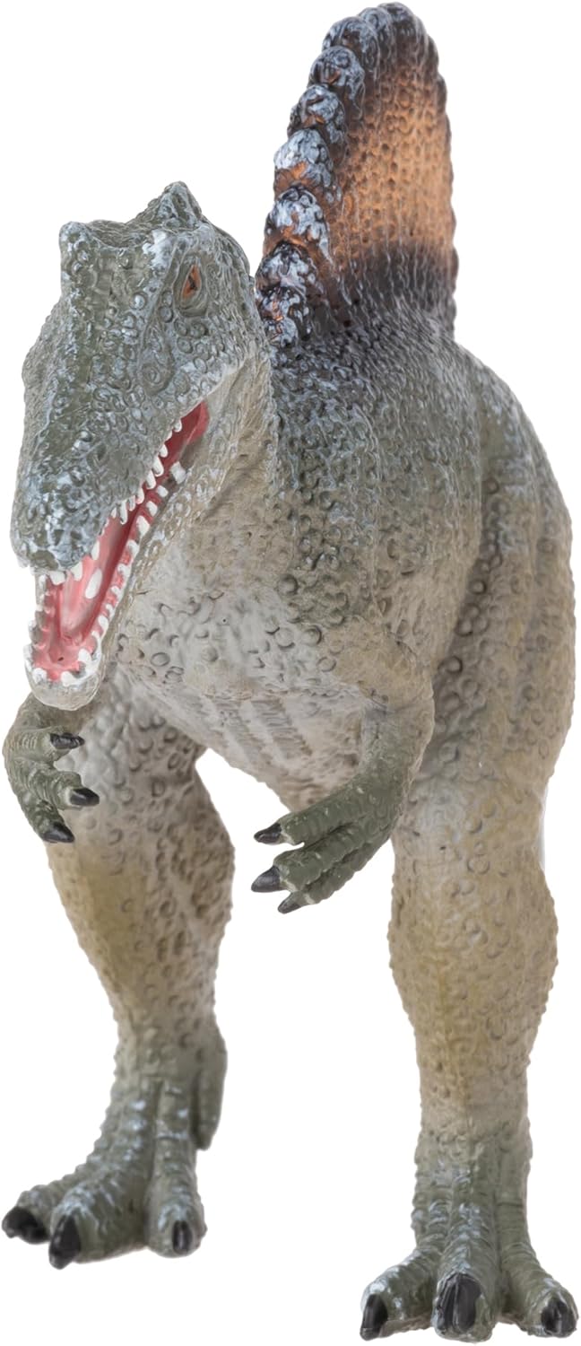 MOJO Spinosaurus Figurine, Hand-Painted Realistic Dinosaur Toy, Collectible Educational Model, Prehistoric Animal Diorama, Ages 3+