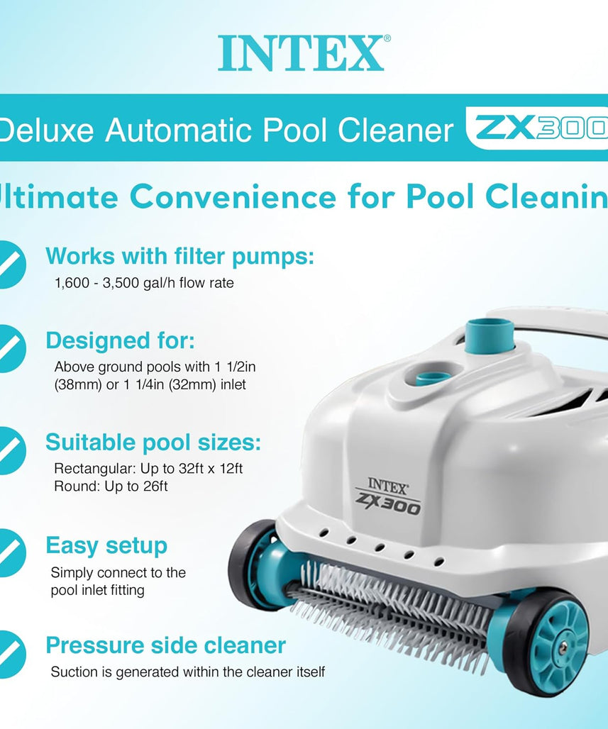 Intex Auto Pool Side Cleaner De Luxe
