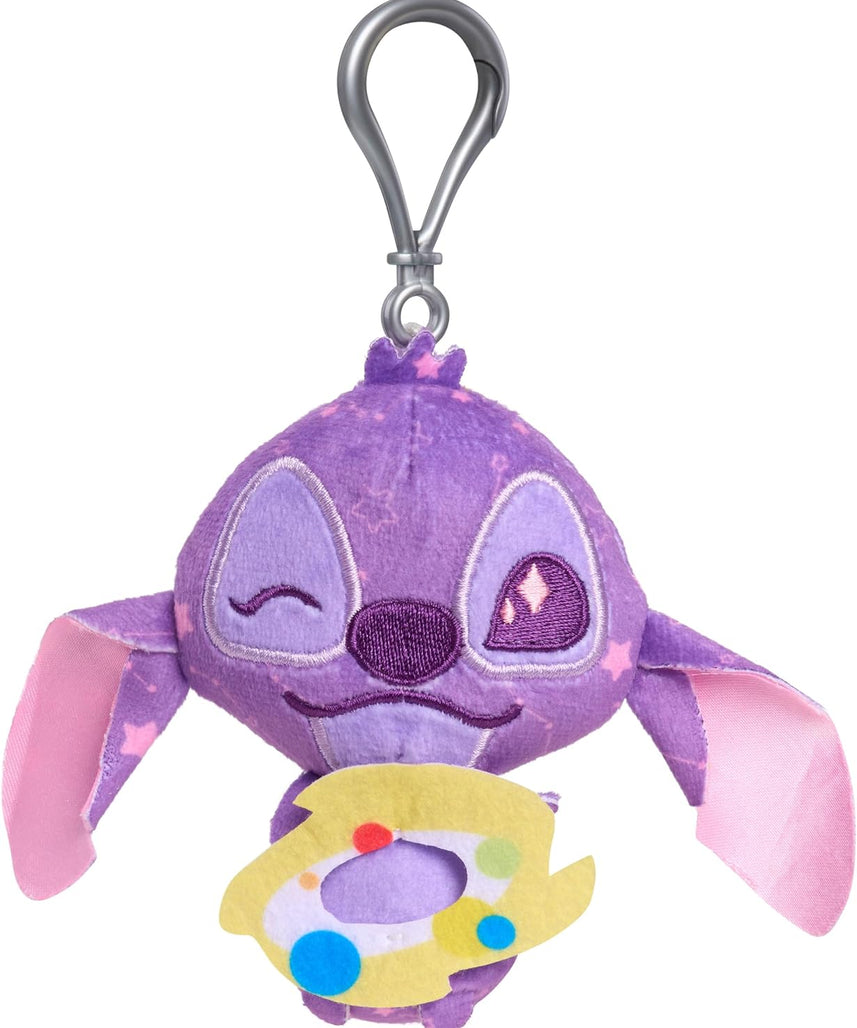 Just Play Disney Stitch Outta This World Clip-On Blind Bag Plush, Mystery 3.5-inch Colorful Plushie, Kids Toys for Ages 2 Up