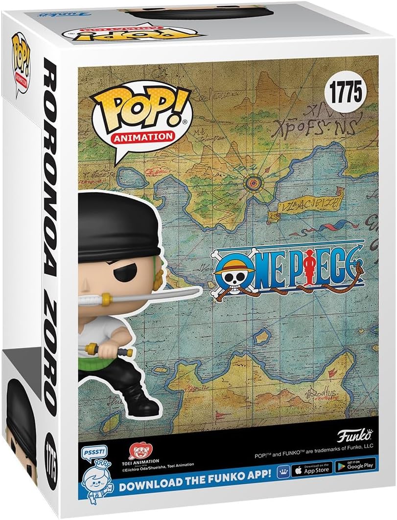 Funko Pop Animation One Piece Roronoa Zoro Refresh Vinyl Figure Collectable Toy For Kids & Adults Anime Fans Ages 14+