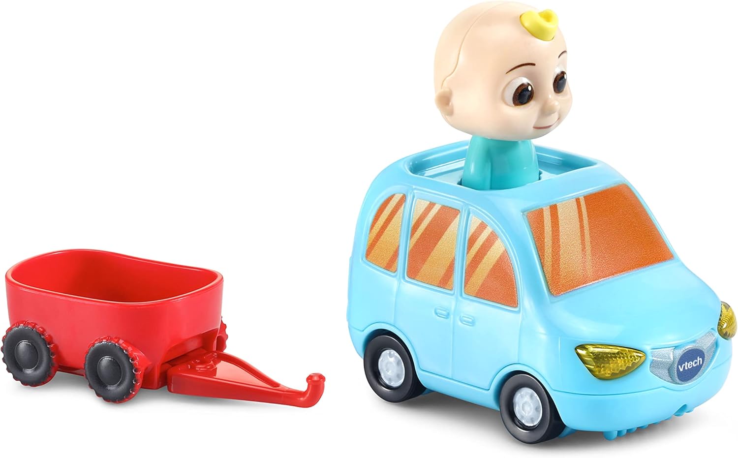 VTech CoComelon Go! Go! Smart Wheels JJ’s House Track Set, Interactive Songs & SmartPoint, Ages 1.5 – 5 Years