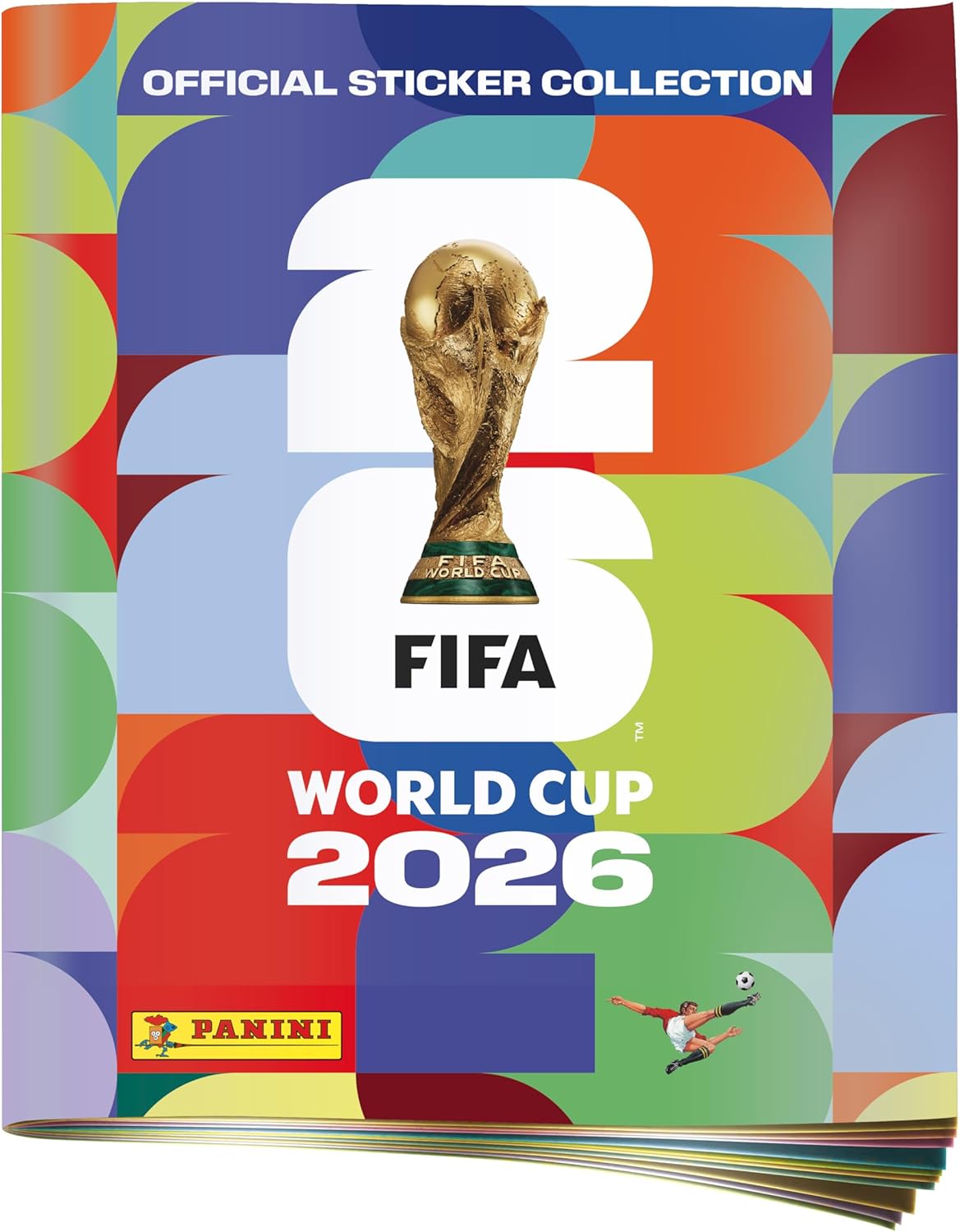 Panini FIFA World Cup 2026 Sticker Album + 50 Sticker Packets Combo, Official Football Collectors Set with Album and Booster Pack Bundle, Best Value Offer, All Ages