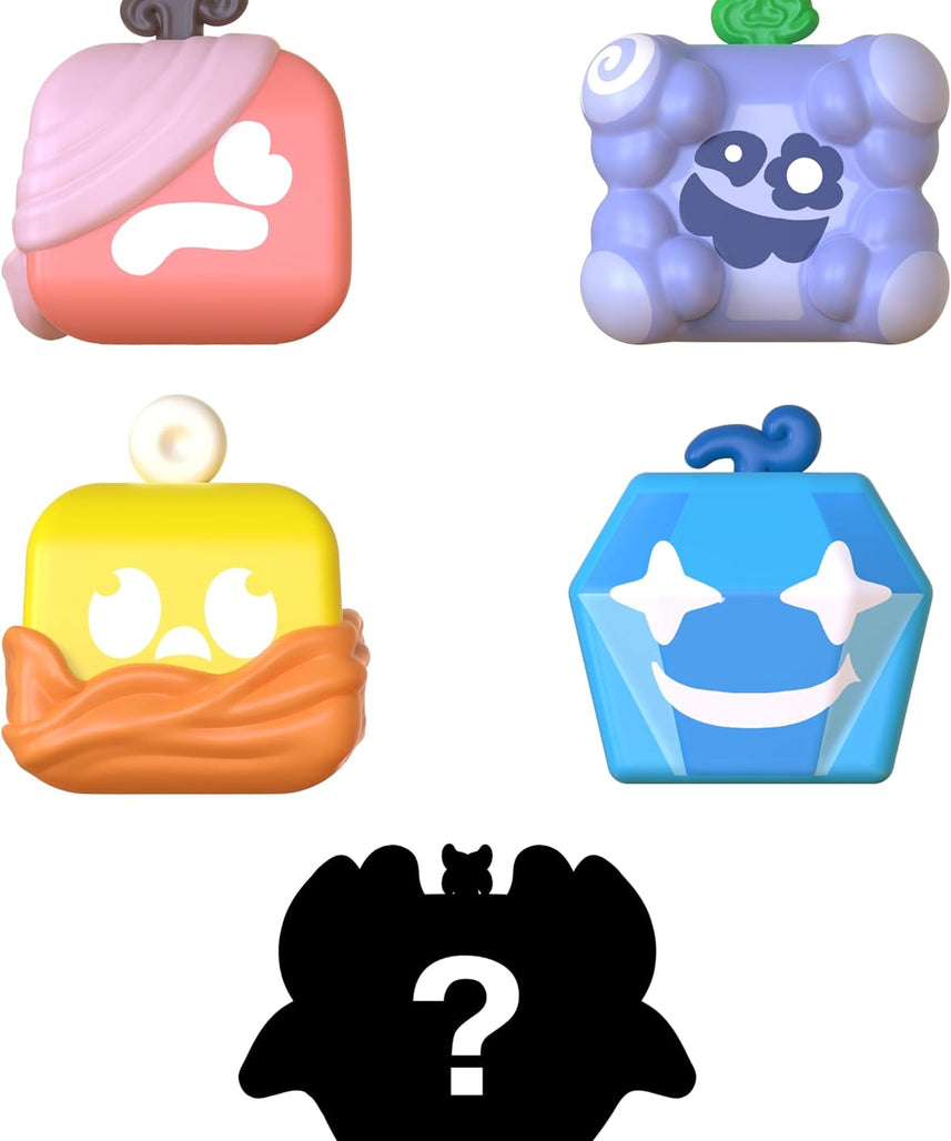 Blox Fruits Squishy Figures Blind Pack Collectible Soft Fruit Character with DLC Code Official Merchandise 6+
