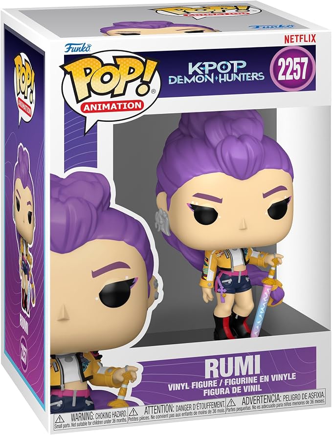 Funko Pop! Animation: Kpop! Demon Hunter - Rumi - Collectable Vinyl Figure - Gift Idea - Official Merchandise - Toys for Kids & Adults - TV Fans - Model Figure for Collectors