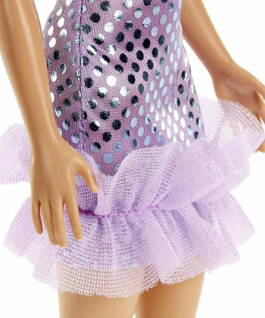 Barbie in A Purple Polka Dot Dress