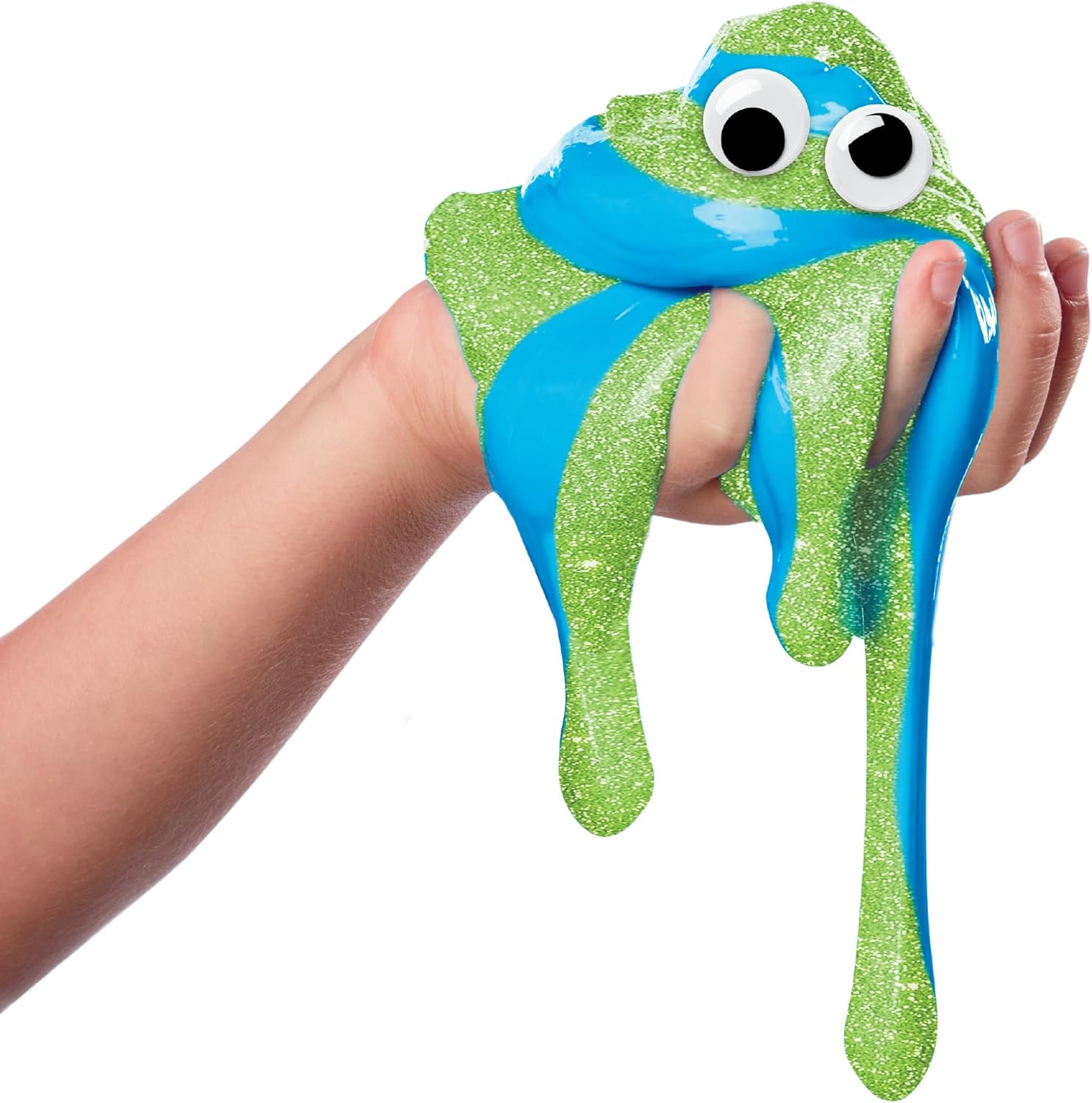 Cra-Z-Slimy 60066 Slime Compound 4-Pack Toy, Includes Softee Dough, Cra-Z Slimy, Fab Foam, Modelite, Glitter Add-Ins, Sensory Play Kit for Kids 6+