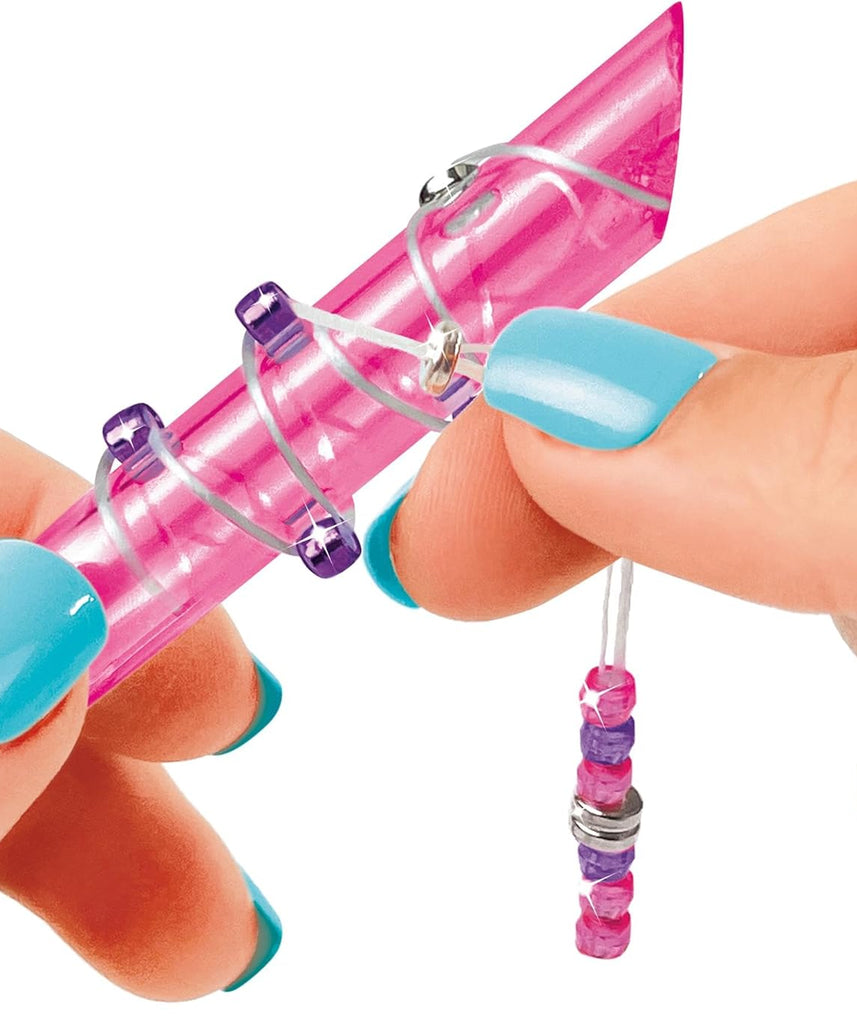 CRA-Z-ART Shimmer N Sparkle Real Sparkling Gem Air Styler Create beaded gem threads for childrens hair Present for girls aged 8 and over
