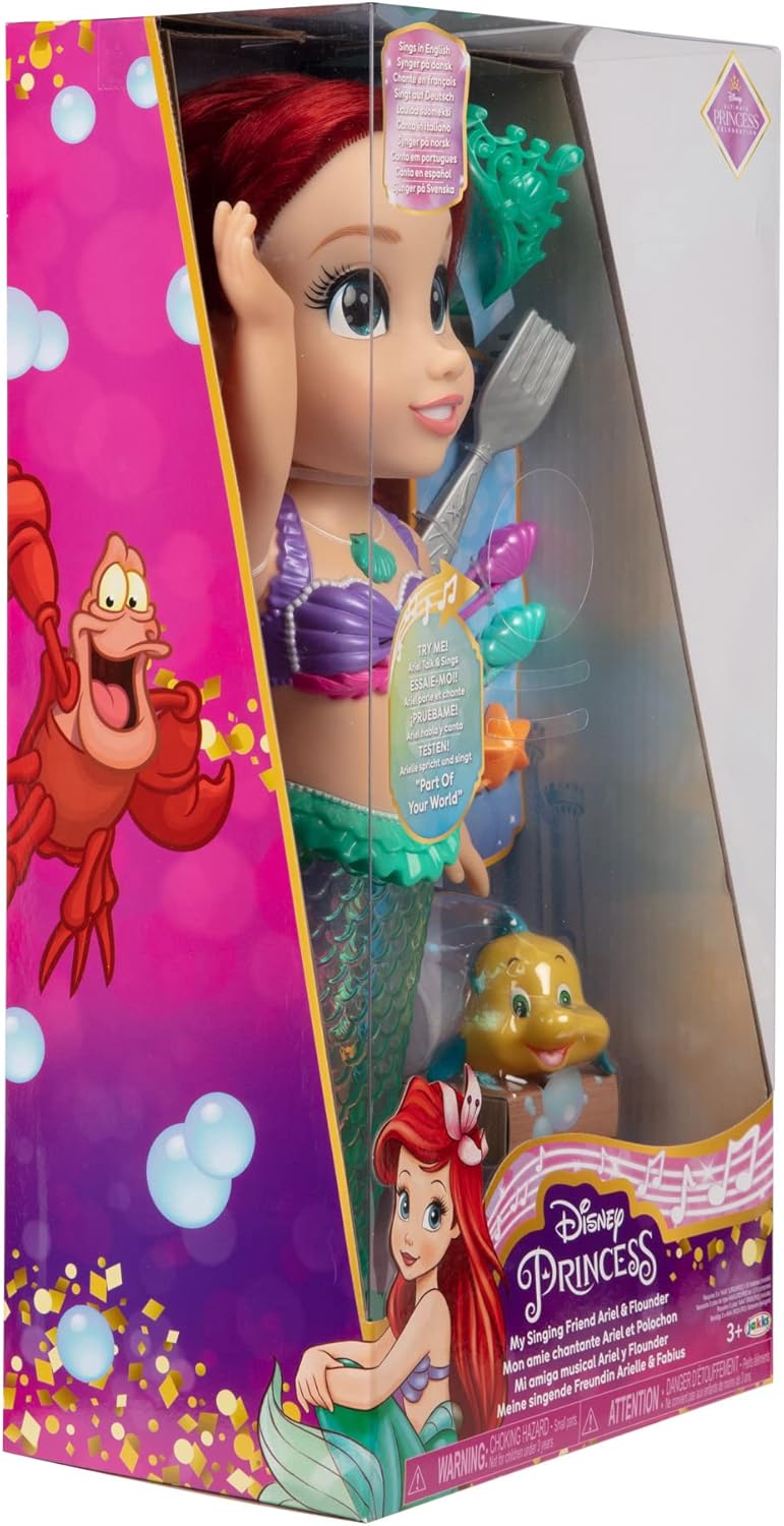 Disney Princess Doll Ariel Singing Friend 14-Inch