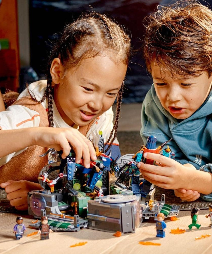 مجموعة بناء ليجو مارفل رايز أوف ذا دومو 76156، 1040 قطعة، مع 6 مجسمات صغيرة من إتيرنالز ومجسمين من ديفيانت، مجموعة لعب سفينة فضاء للأبطال الخارقين للأطفال من سن 8 سنوات فما فوق