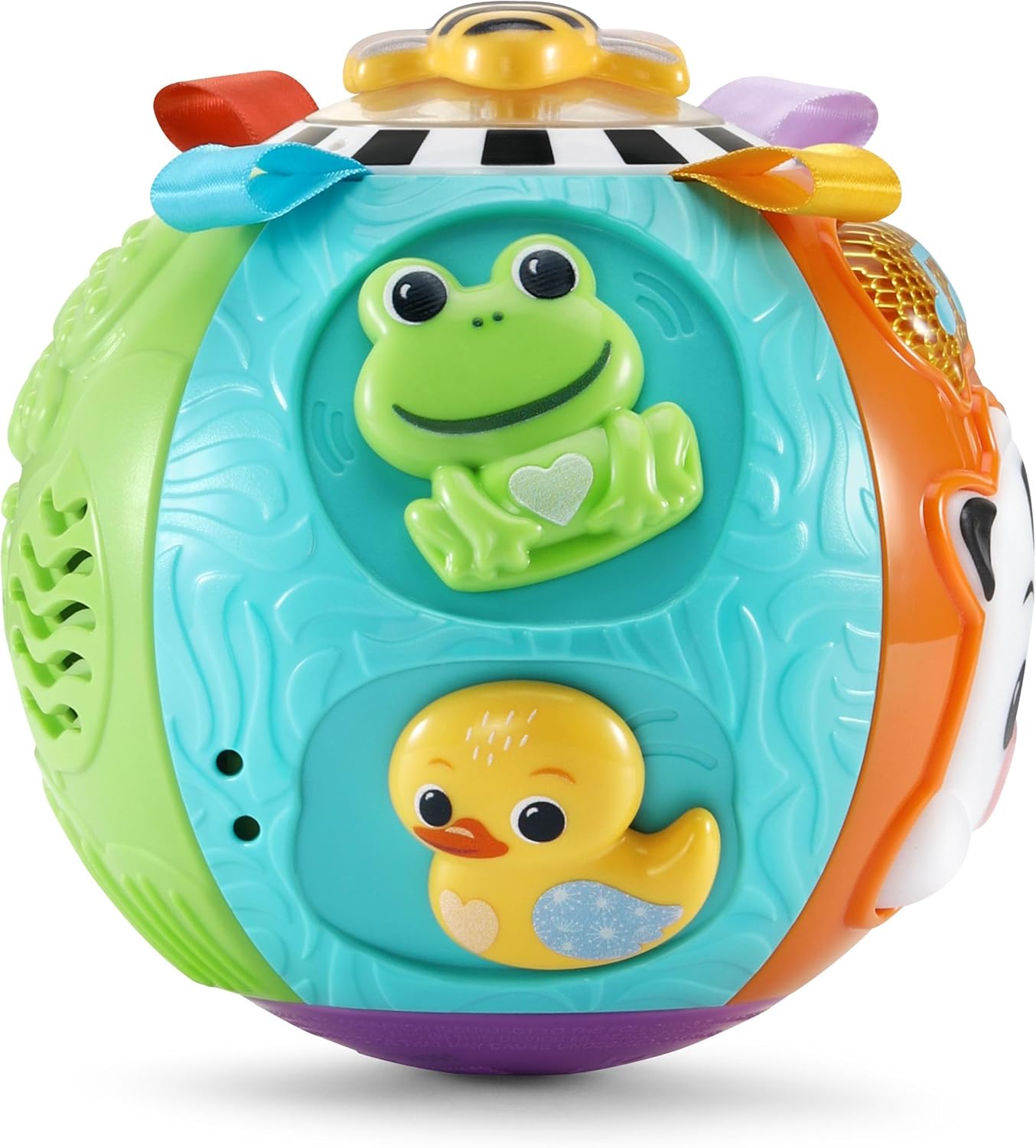 VTech Animal Discoveries Ball Interactive Learning Toy with Lights Music Textures and Shapes for Babies