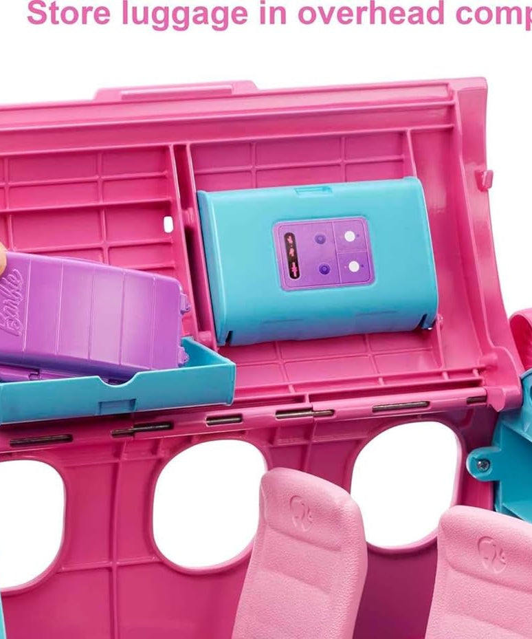 Barbie Dreamplane Transforming Playset with Working Features and 15+ Pieces