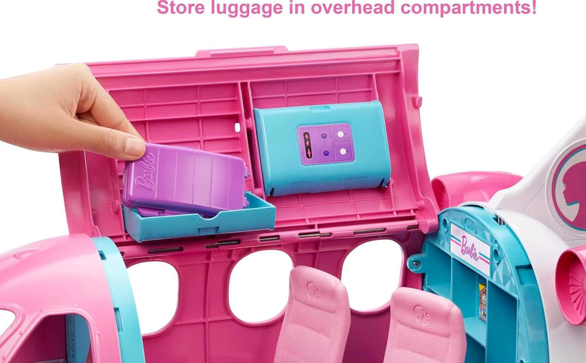 Barbie Dreamplane Transforming Playset with Working Features and 15+ Pieces