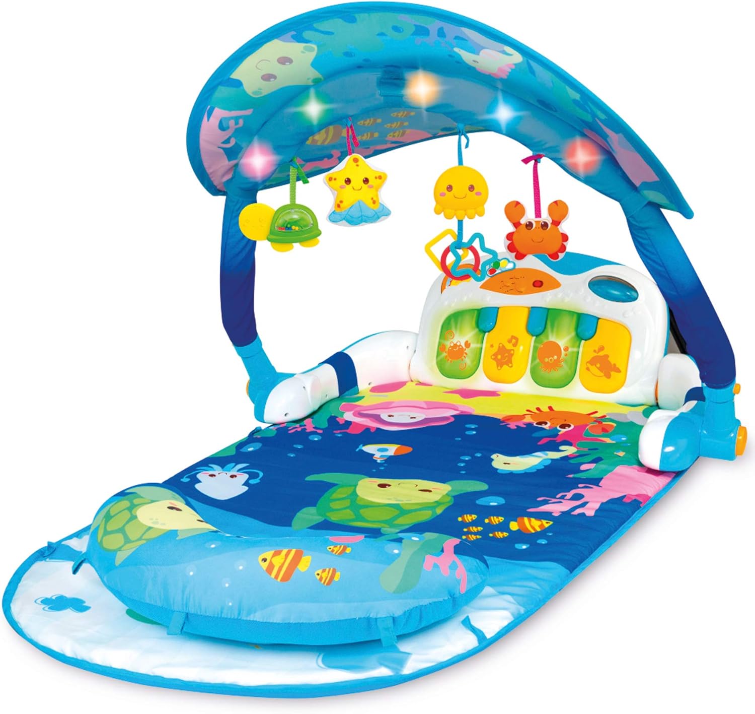 Winfun Magic Lights Musical Play Gym Interactive Toy