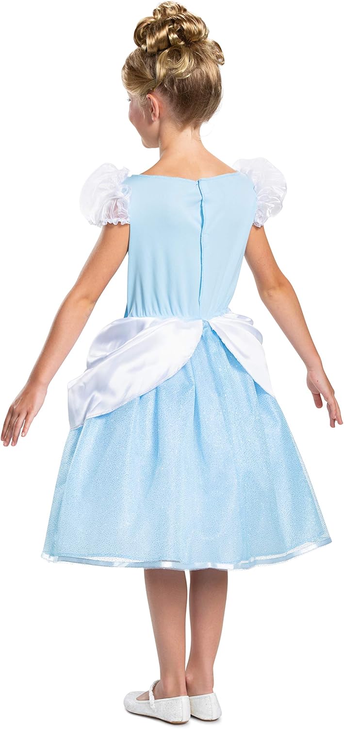 Disney Princess Cinderella Classic Girls' Costume, Blue