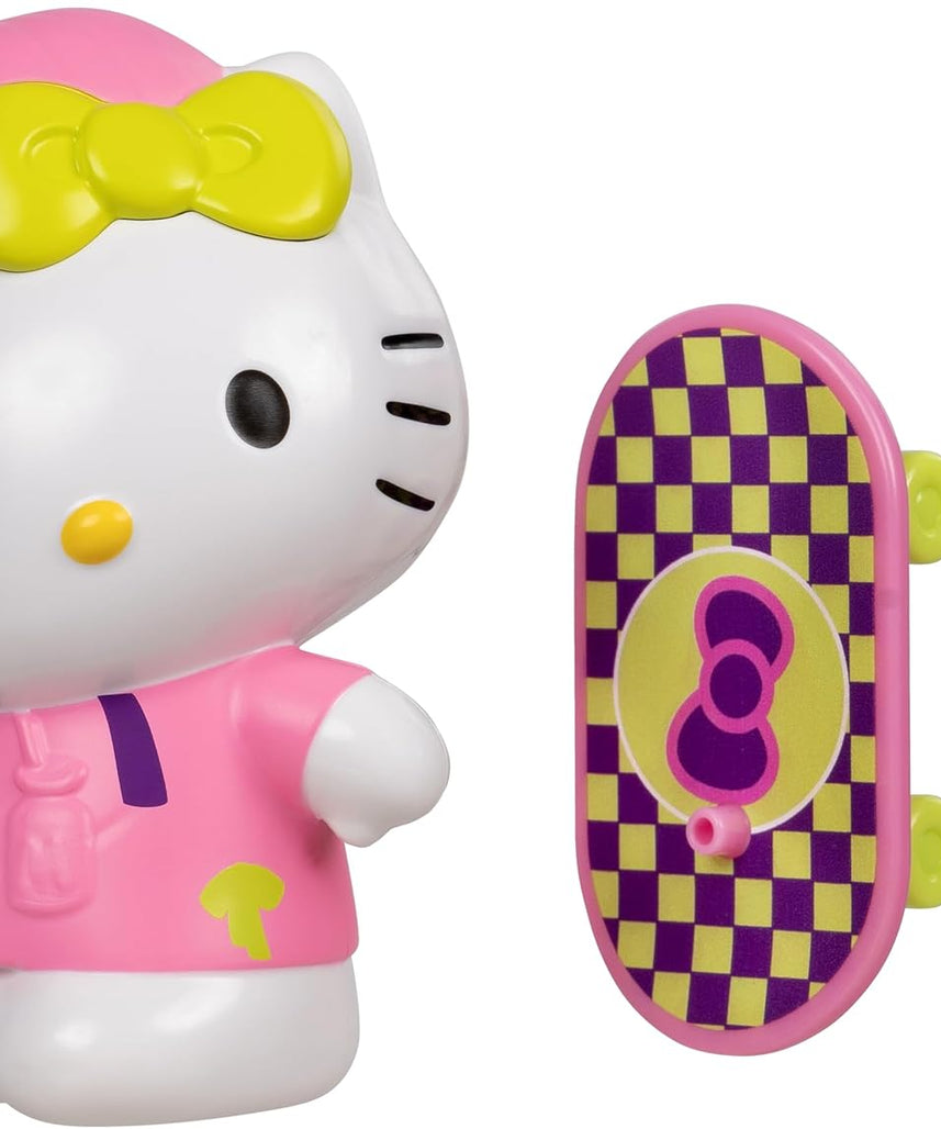 Jazwares Hello Kitty® and Friends - 4” Hello Kitty Premier Figure with a Skateboard - Series 2 - Officially Licensed Sanrio Product from Ages 6+