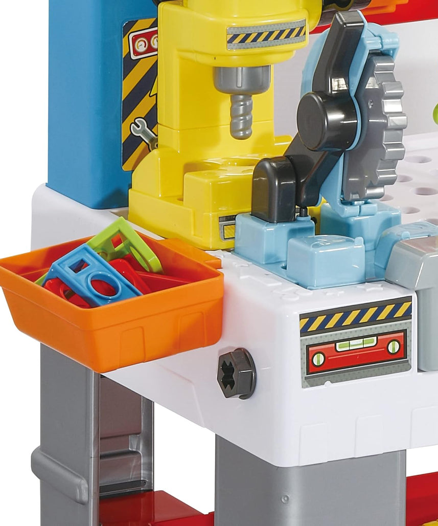 VTech My Busy Workbench, Interactive Toddler Toy, Pretend Play Tools, 100+ Pieces, Lights, Music & Sounds, Kids Gifts 3, 4, 5 + Years, English Version