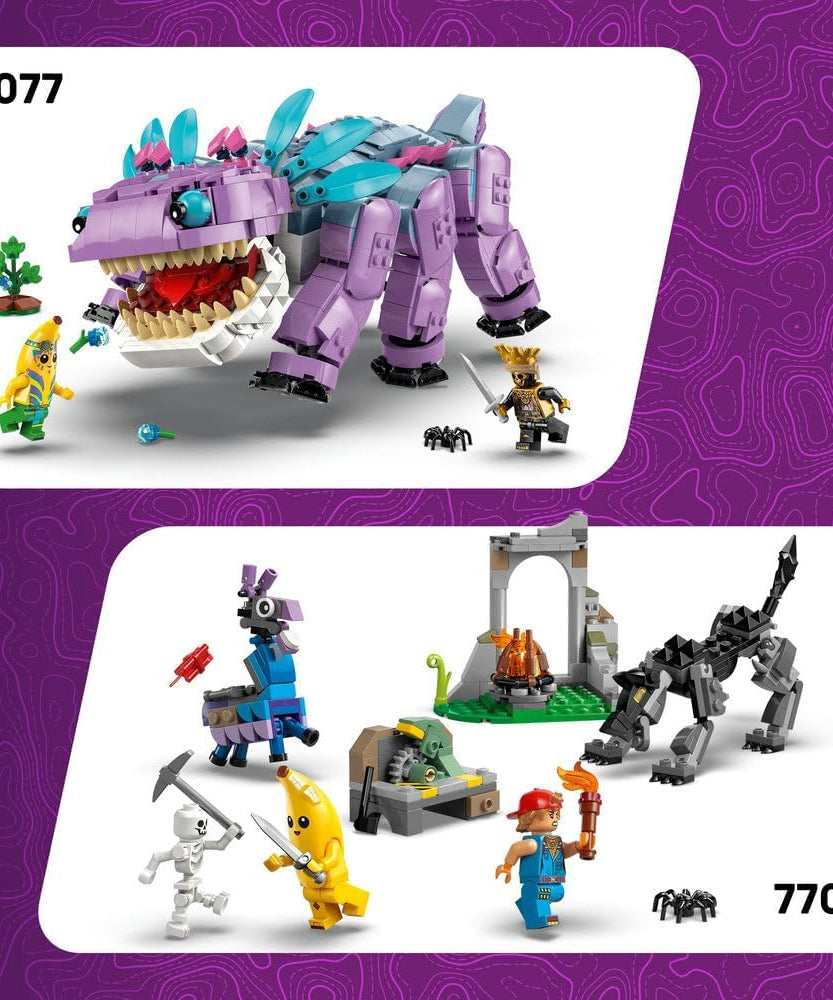 LEGO Fortnite Durrr Burger Restaurant - Creative Toy with Beach Bomber, Beef Boss & Grimey Minifigures - Collectible Gaming Gift for 10+ Year Old Boys & Girls - 77076