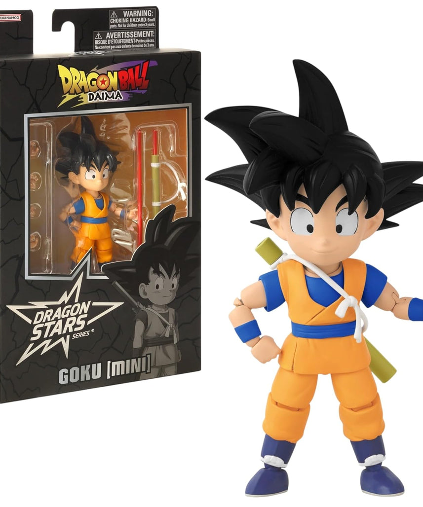 Bandai - Dragon Ball Stars Daima - Goku Mini 5-Inches, Young Warrior Goku, 17cm Action Figure, Highly Details Articulated Figurine, Collectible, 4 Years+