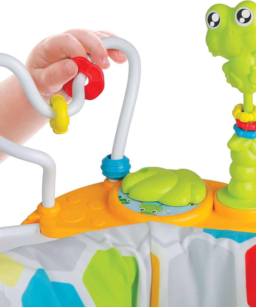 Winfun Baby Move Activity Center Interactive Toy, 2-in-1 Stationary and Activity Table with Lights, Sounds, and Detachable Play Pieces, for Babies 6 Months and Up