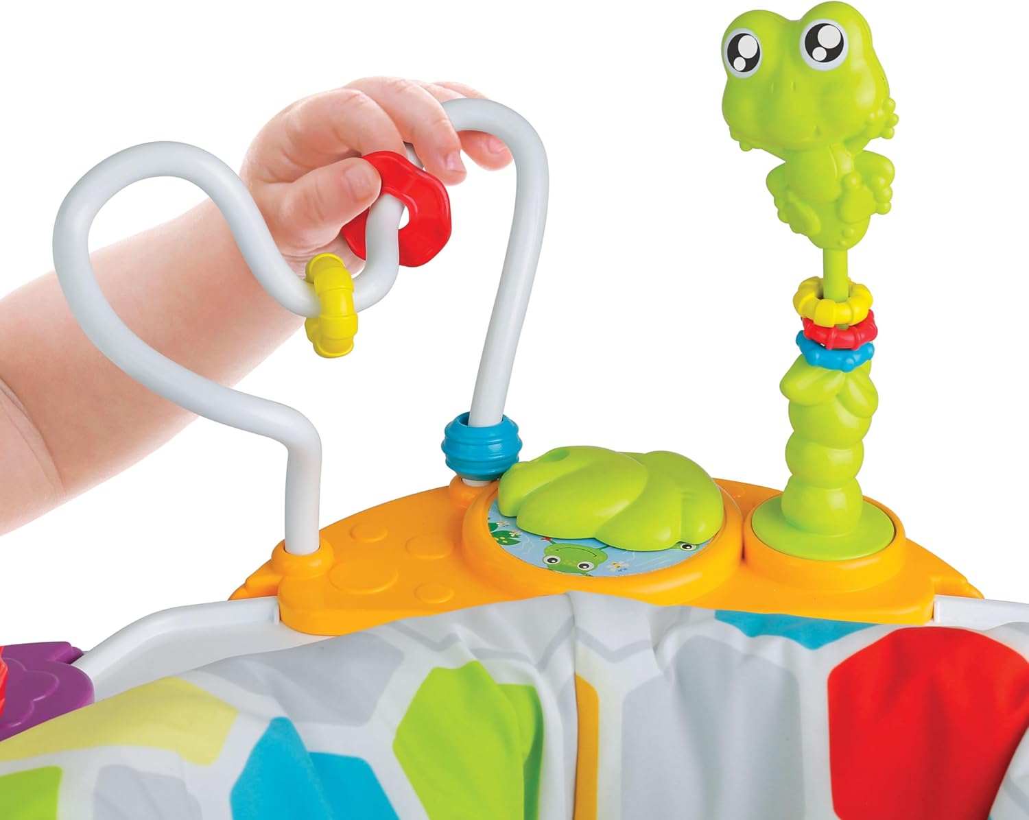 Winfun Baby Move Activity Center Interactive Toy, 2-in-1 Stationary and Activity Table with Lights, Sounds, and Detachable Play Pieces, for Babies 6 Months and Up