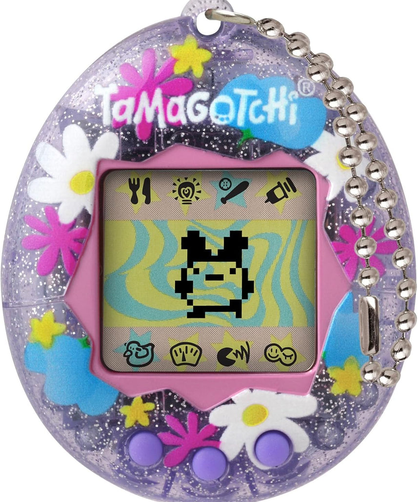 TAMAGOTCHI Bandai Original Flower Perfume Digital Pet, Nurture And Raise The Original Electronic Pet Japanese Kids Toys For Girls And Boys Make Great 90s Retro Gifts