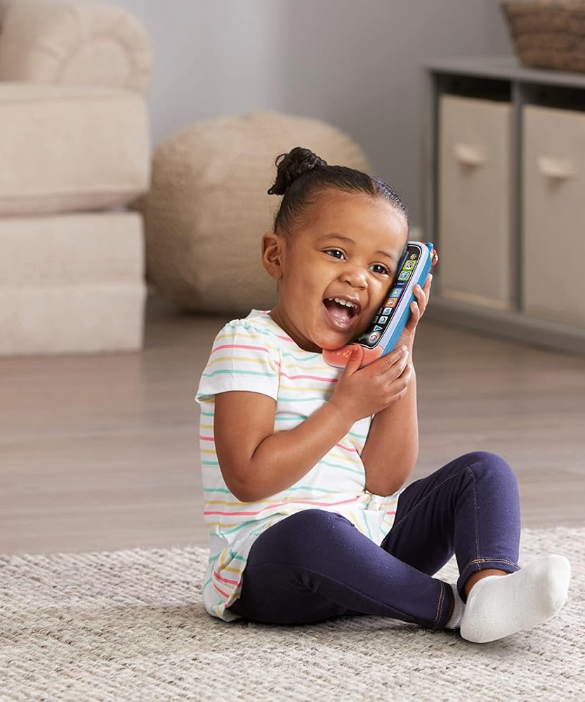 VTech Chat & Discover Phone Educational Toy Smartphone with Games Apps Lights and Music Multicolour 2+