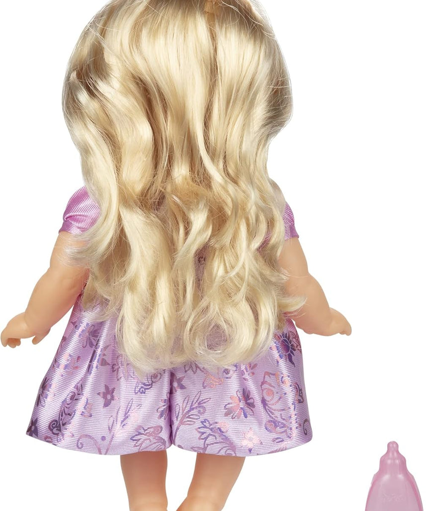 Disney Princess Rapunzel Baby Doll with Baby Bottle & Tiara