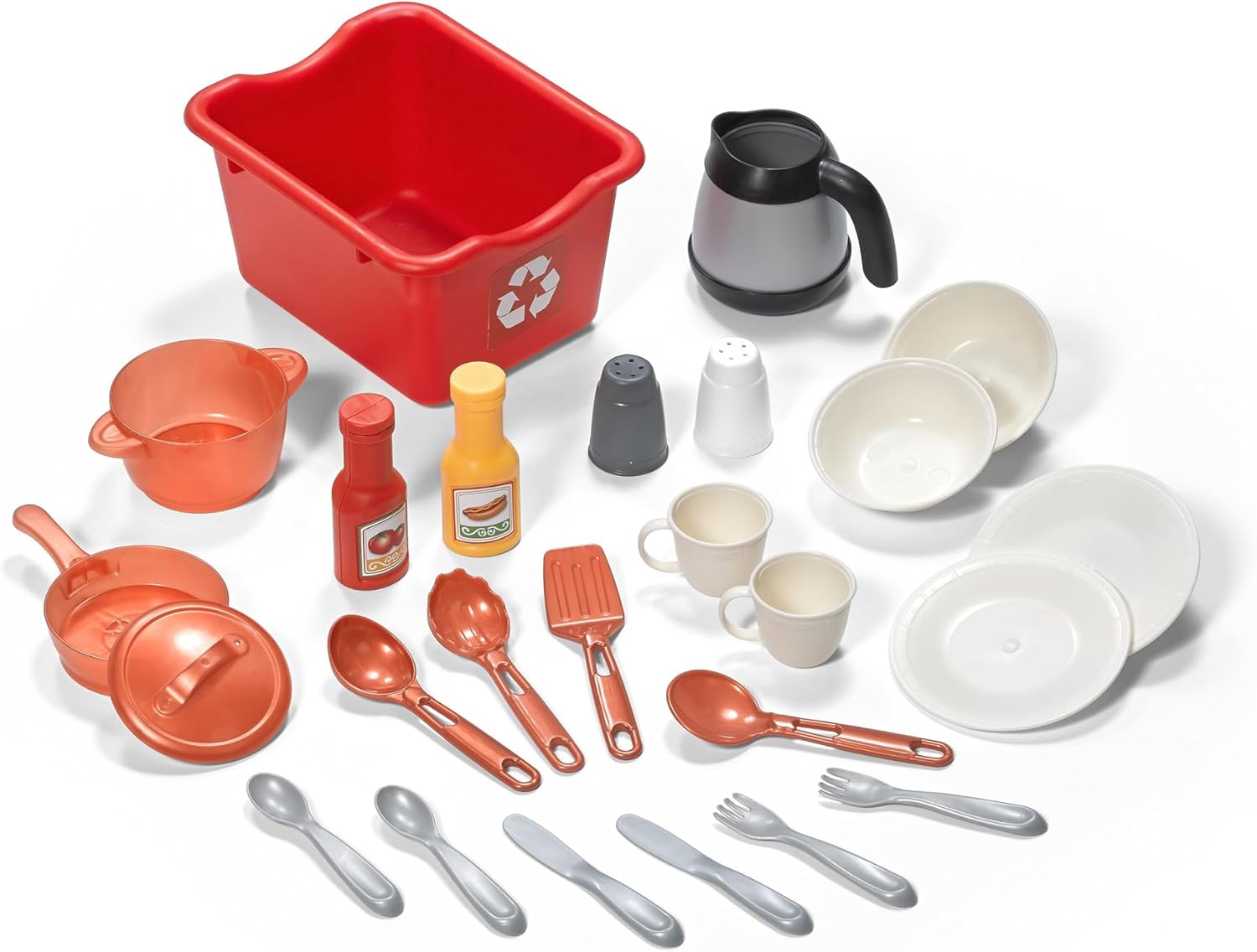 Step2 Best Chefs Kitchen Refresh, Interactive Roleplay Kitchen Set with Lights Sounds Accessories, Pretend Cooking Toy for Kids Boys and Girls Age 2 to 6, Multicolor