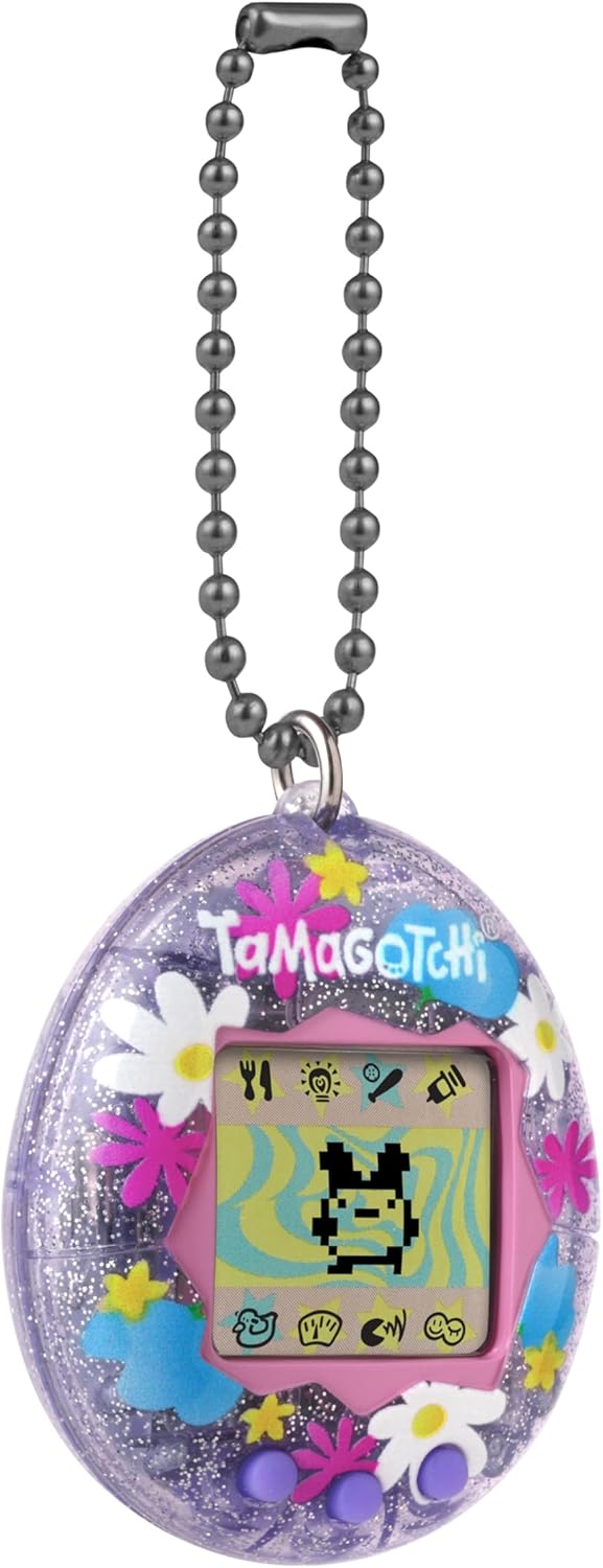 TAMAGOTCHI Bandai Original Flower Perfume Digital Pet, Nurture And Raise The Original Electronic Pet Japanese Kids Toys For Girls And Boys Make Great 90s Retro Gifts